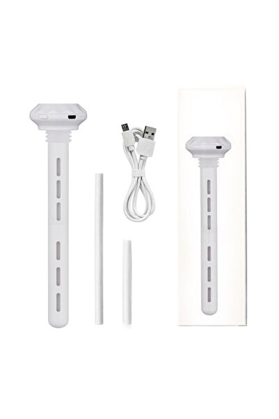 Choice WHITE Portable Cool Car USB Humidifier with Container Humidifier with Adjustable Length Quiet for Ho