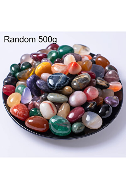 Choice أحجار صخور مصقولة عشوائية 500 جرام 50/100/200/500 جرام أحجار شفاء أحجا...