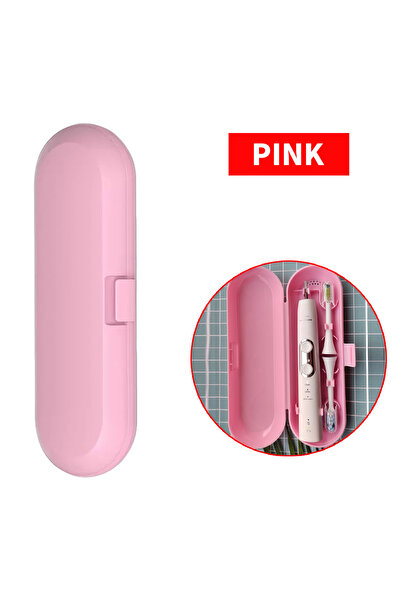 Choice صندوق تخزين خاص باللون الوردي لفرشاة الأسنان الكهربائية - مناسب لتخزين...