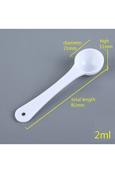 Choice 1 جرام 10 قطع 1 جرام 3 جرام 5 جرام 10 جرام مغرفة بلاستيكية للقياس ملاع...
