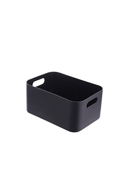 Choice Black Plastic Storage Basket Cosmetic Storage Basket Desktop Sundries Snack Storage Boxhousehold ki