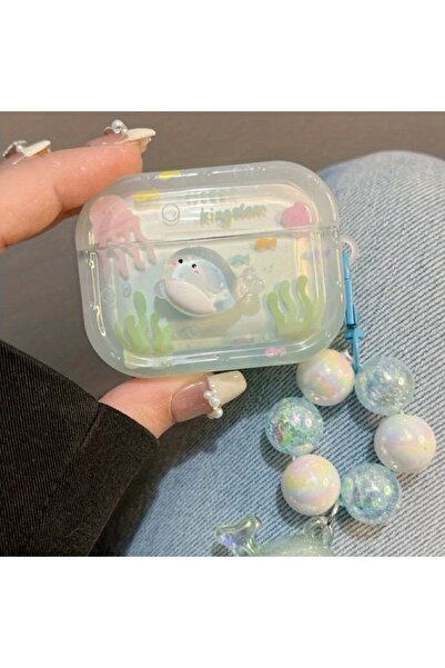 Choice AirPods Pro 4B41 [4B41] حوت صغير لطيف ثلاثي الأبعاد صيفي لـ AirPods ال...