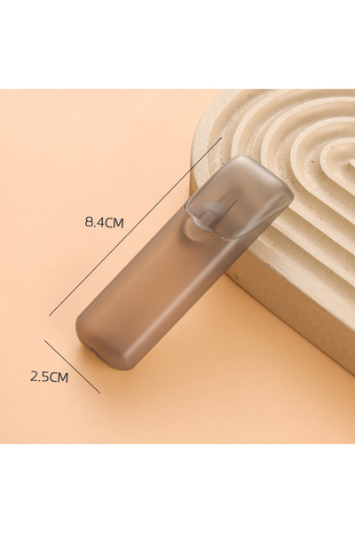 Choice صندوق منظم سفر صغير أسود - حافظة حبوب بلاستيكية محمولة من البولي بروبيلين لعيدان الأسنان والخيط والأشياء الصغيرة،