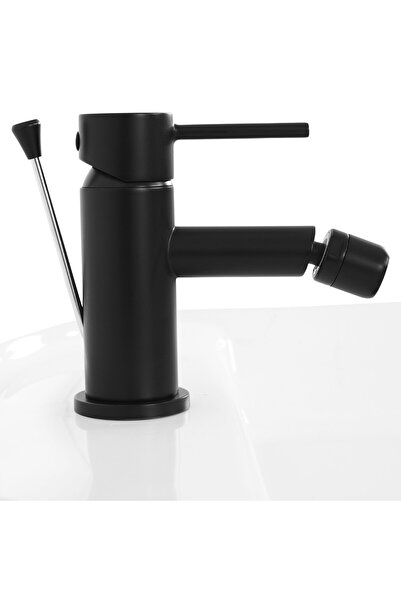 Maison Mex Baterie bideu, BETSY, L.13.6/10.9 l.5 H.12.7 cm, negru mat