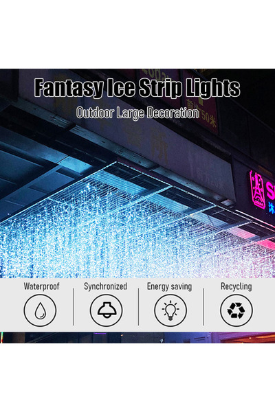 Generic Christmas garden courtyard outdoor lights LED waterproof light strings ambient lights