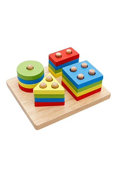 Fun Moment A piece of geometric shape matching game, detachable and removable cubes