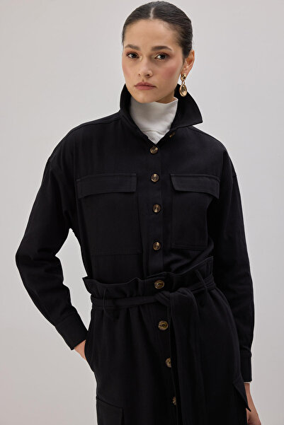 Touché Privé Shirt Collar Gabardine Jacket