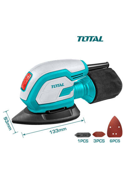 TOTAL Sander 65W, 220-240V - 50/60Hz