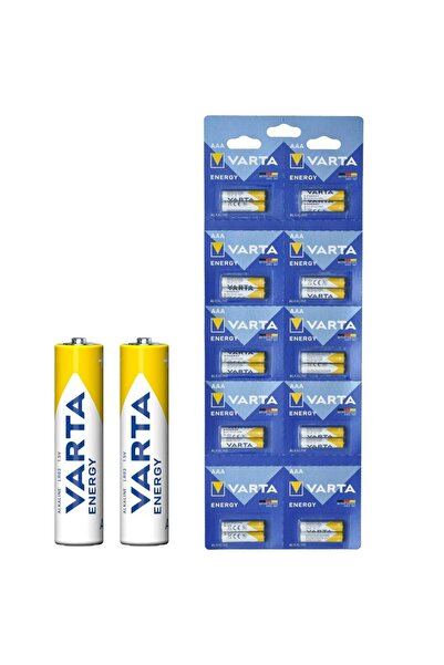 Genel Markalar 4103229482 LR03 1.5 Volt Alkalin 20'li İnce AAA Kalem Pil