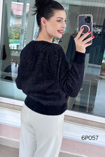 İnce Topuk Prive Series Zippered Beard Cardigan 6P057