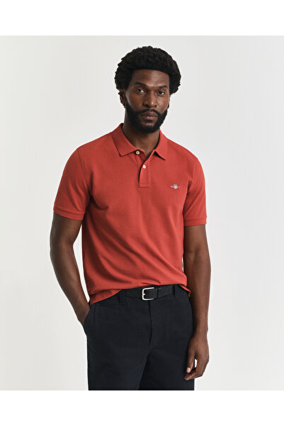 Gant Erkek Turuncu Regular Fit Polo