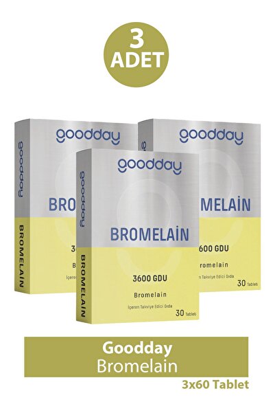 goodday Bromelain 30 Tablet 3 Adet