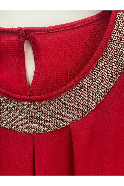 dml giyim Chain Woven Crepe Blouse