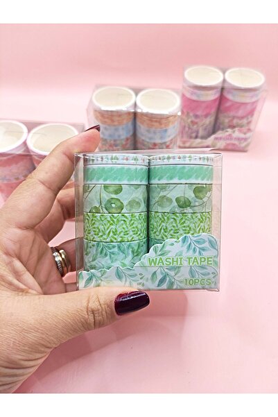 Limmy Vintage Washi Tape Tape cu imprimeu Hârtie de mascare adezivă 45D Bandă...