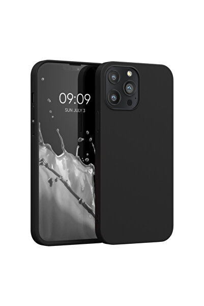 KWmobile Carcasă pentru iPhone 13 Pro Max, silicon, neagră, 55971.47