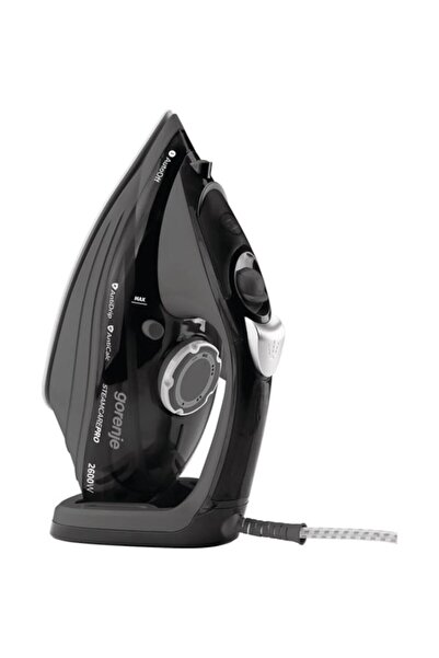 Gorenje SIH2600BKG Steam Iron, 2600W, 95 g/min, 350 ml, Ceramic Soleplate, Black