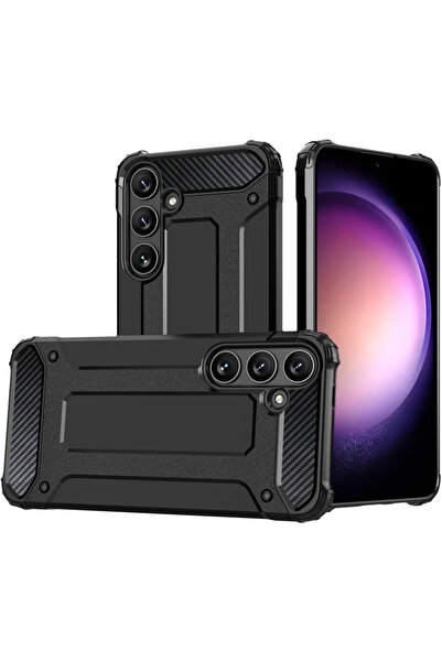Hurtel Carcasă Hybrid Armor pentru Samsung Galaxy S24 blindată - neagră