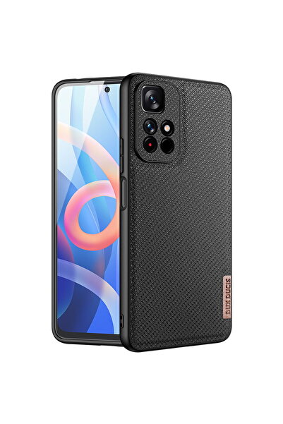 Dux Ducis Fino case cover covered with nylon material Poco M4 Pro 5G black
