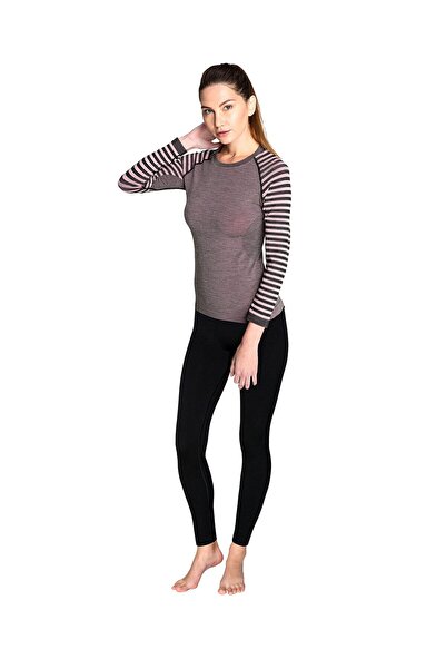 THERMOFORM Ultimate Merino Women's Seamless Thermal Long Sleeve Underwear Set Pink