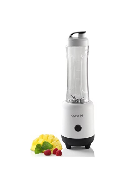 Gorenje Mini Blender BSM600LBW, 0.6L, 300W, 1 Speed, White-Black