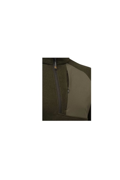 Beretta Bluza Abisko Fleece cu fermoar pe jumătate, verde mușchi