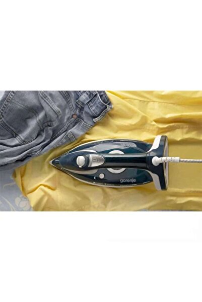 Gorenje SIH2800TQC Steam Iron, 2800W, 100 g/min, 350 ml, Ceramic Soleplate, Blue-White