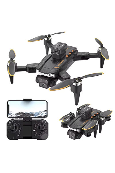 yollayenilensin JS22 Pro Fırçasız Motorlu 4K Kamera Karbon Desenli Engel Kaçınma FPV Drone