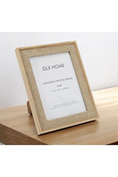 Kadim Vizyon Bohem Vintage Ahşap Kumaş Detaylı Dekoratif Fotoğraf Çerçevesi