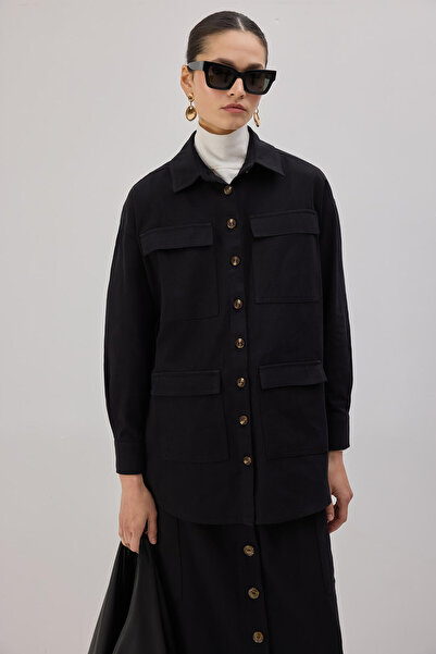 Touché Privé Shirt Collar Gabardine Jacket