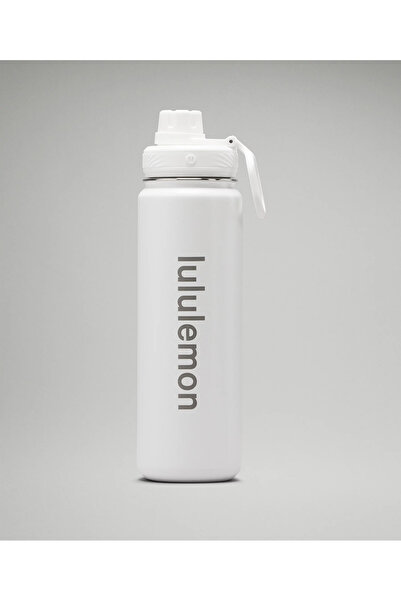 lululemon Stainless steel sports vacuum insulated water bottle, with a capacity of 710 milliliters