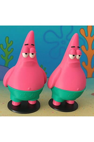 BULUT 3D Baskı Patrick Sünger Bob Kumbara Figürü - Hediyelik aksesuar