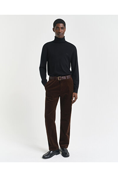 Gant Erkek Kahverengi Regular Fit Cord Chino Pantolon