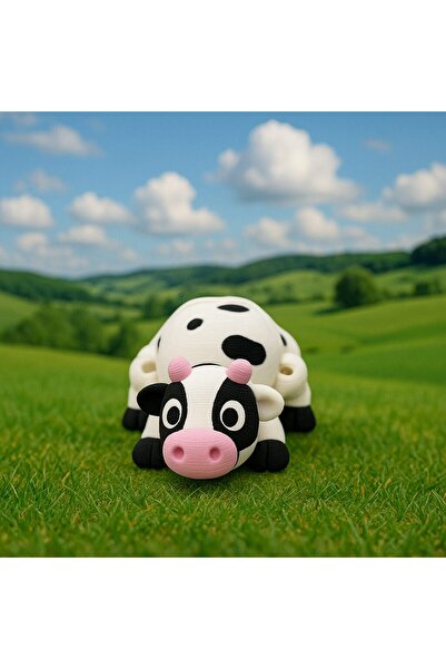PrintForge Figurina Moo majesty, 3D articulata, PrintForge, 6x5x2 cm, PLA< fa...