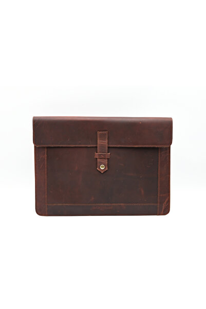 karenzi Handcrafted Genuine Leather Laptop Sleeve | 14-inch Velvet Lined Portfolio Case