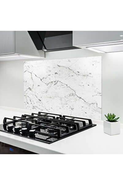 Arthub Kitchen Glass Panel, Stove Protection, Heat Resistant, Abstract, Light...