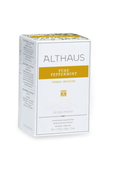 Althaus Ceai Plic DELI PACK Pure Peppermint ceai menta Plic 1,75 g - 20 plic/cutie