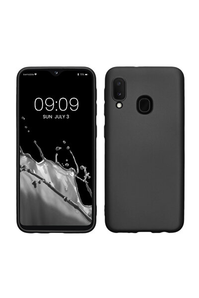 KWmobile Case for Samsung Galaxy A20e, Gray, Silicone, KWM0000102K012C