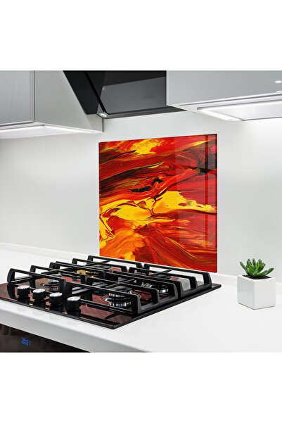Arthub Panou Sticla Bucatarie, Protectie aragaz, Termorezistent, Feng-shui, F...