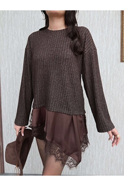 ESRAHELVACI Lace Detail Knitwear Sweater