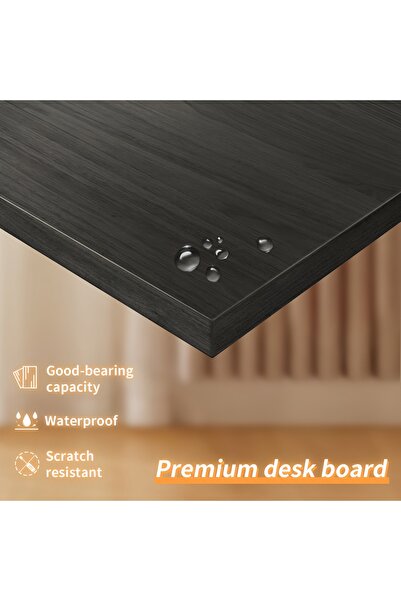 Bojasmiial Computer Desk Table - 54" Gaming Home Office Desk With Dual Storage Shelves and Triple Monitor Stand