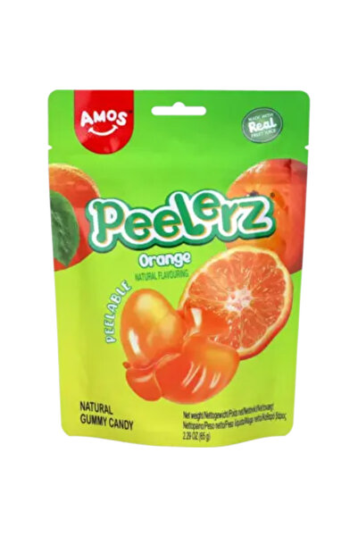 Amos Bomboane gumate Peelerz cu portocale SUA 65g