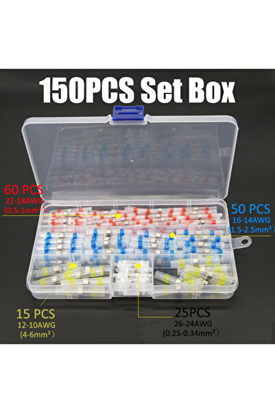 Choice10 مجموعة من 150 قطعة من موصلات الأسلاك الكهربائية للسيارات المقاومة لل...