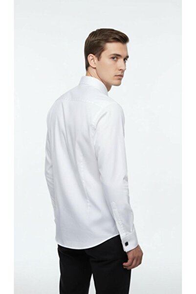 Plus Scorpion PREMIUM men's white shirt