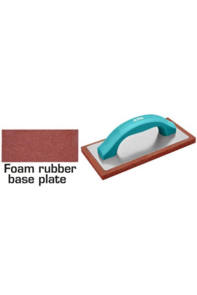 TOTAL Rubber trowel - 230x100mm INDUSTRIAL