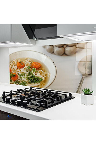 Arthub Panou Sticla Bucatarie, Protectie aragaz, Termorezistent, Alimente, Soup