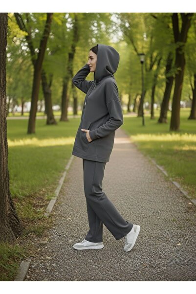 NERA GİYİM Zippered Hooded Kangaroo Pocket Set