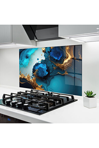 Arthub Panou Sticla Bucatarie, Protectie aragaz, Termorezistent, Feng-shui, B...