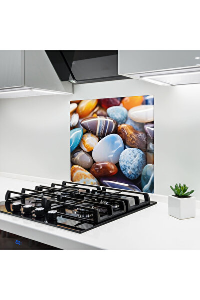 Arthub Panou Sticla Bucatarie, Protectie aragaz, Termorezistent, Feng-shui, B...