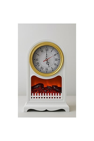Sanlux Decorative fireplace with clock Lumineau