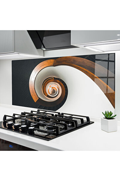 Arthub Panou Sticla Bucatarie, Protectie aragaz, Termorezistent, Abstracte, B...